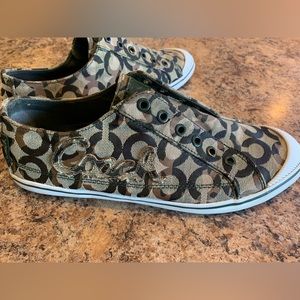 Coach Keeley Laceless slip on sneakers size 10